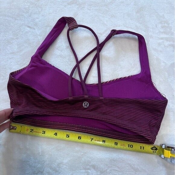 Lululemon Free To Be Bra Simply Radiant Pink Paradise Black Red Grape Size 6 - Picture 5 of 10
